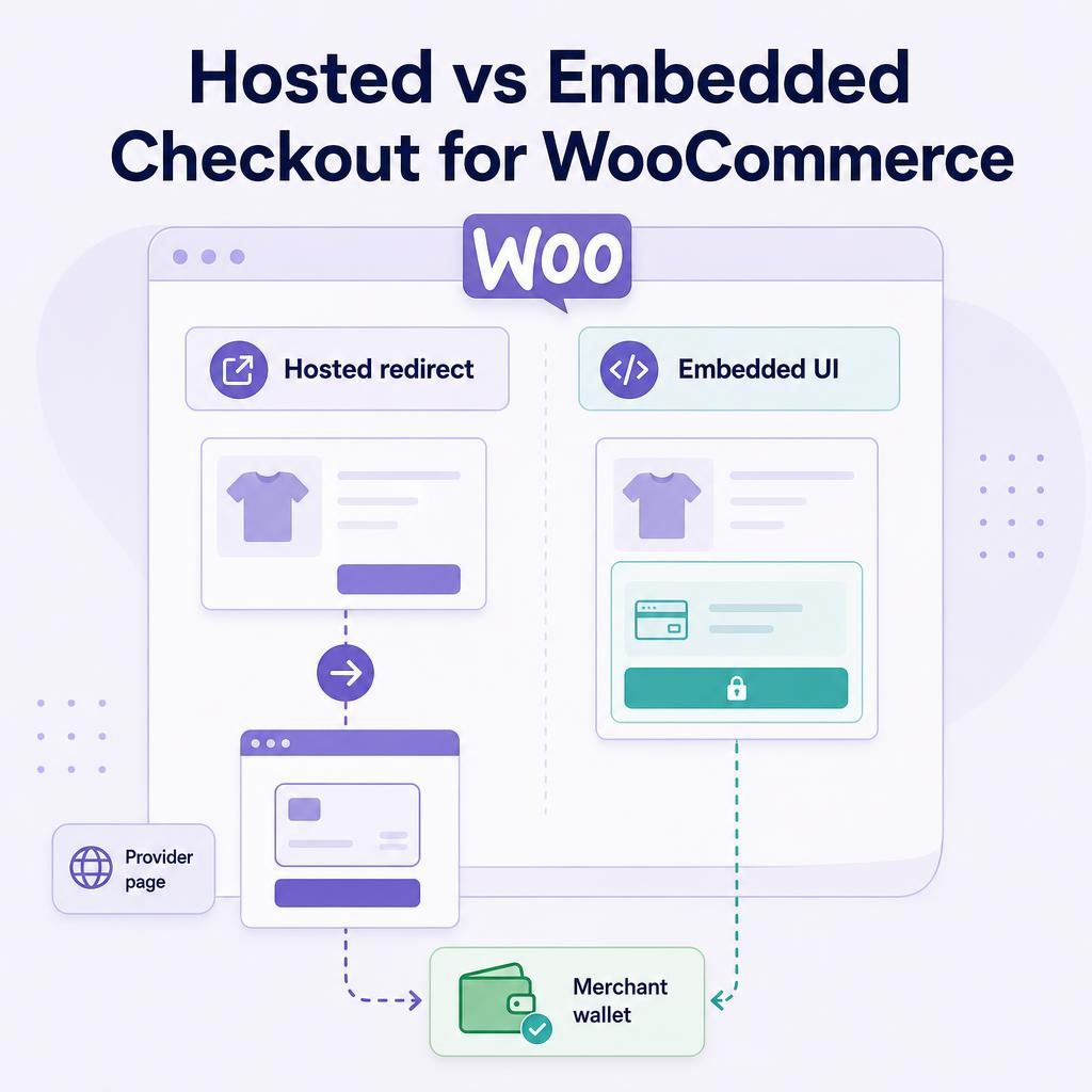 Hosted Checkout Woocommerce Comparison Between A Provider Redirect And Embedded Payment Interface