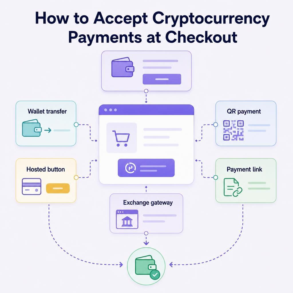 Comparison Of Cryptocurrency Checkout Methods For Accepting Payments On A Website.